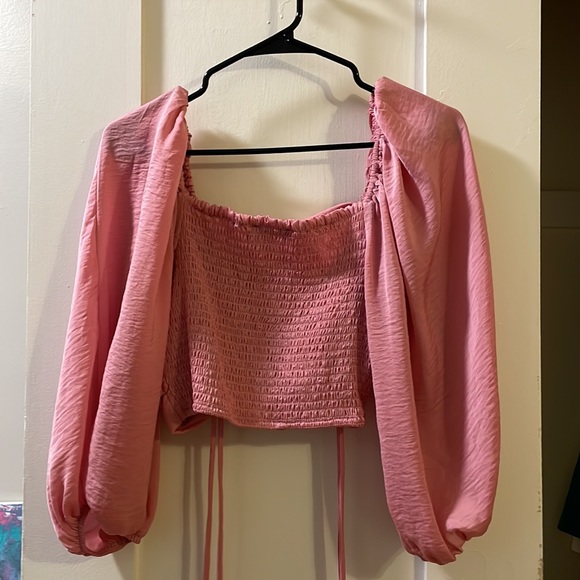 Pink corset style blouse - Picture 3 of 3